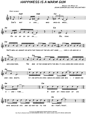 Happiness Is a Warm Gun