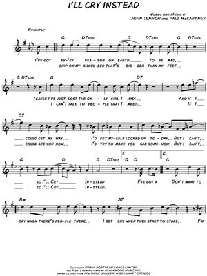 I'll Cry Instead