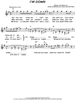 I'm Down