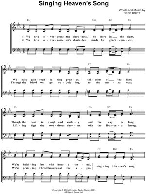 Singing Heaven's Song