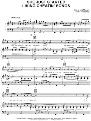 She Just Started Liking Cheatin' Songs