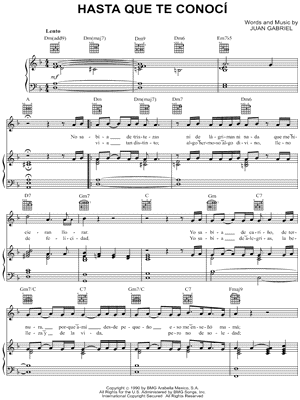 Hasta Que Te Conoci