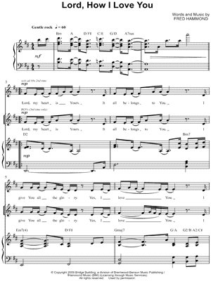 Lord, How I Love You