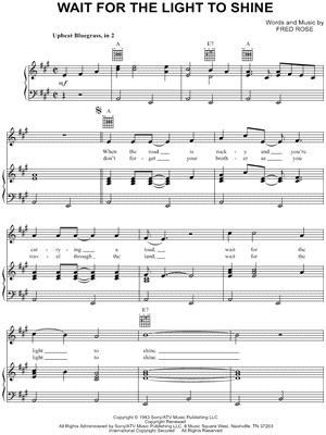 Wait for the Light To Shine