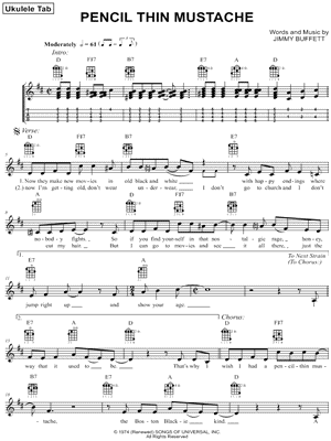 Pencil Thin Mustache