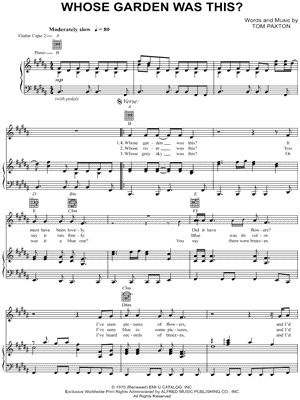 Whose Garden Was This?