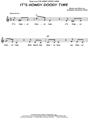 It's Howdy Doody Time