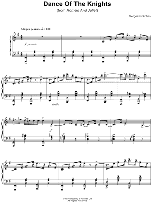 Dance of the Knights (The Montagues and the Capulets)