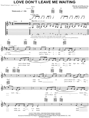 Love Don't Leave Me Waiting