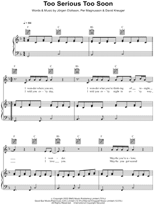 Too Serious Too Soon