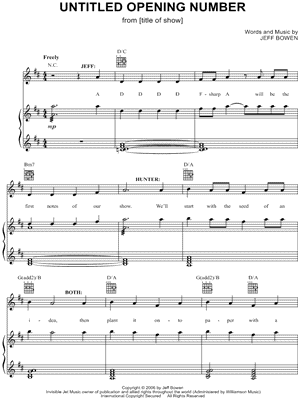 Untitled Opening Number