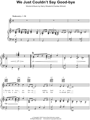 We Just Couldn't Say Goodbye