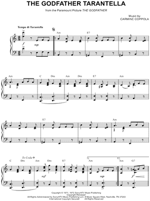 The Godfather Tarantella