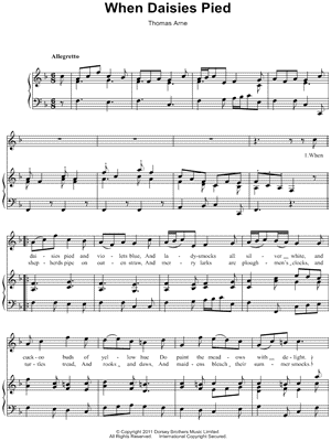 When Daisies Pied