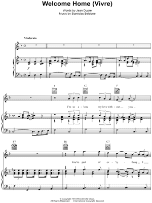 Welcome Home (Vivre)