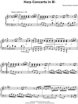 Harp Concerto in Bb - 1st Movement