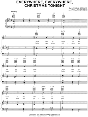 Everywhere, Everywhere, Christmas Tonight