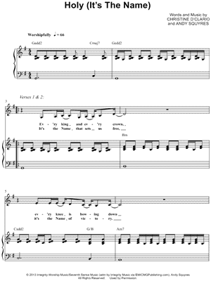 Holy (It's the Name)