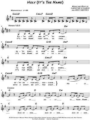 Holy (It's the Name)