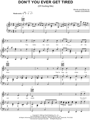 Don't You Ever Get Tired (Of Hurting Me)