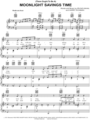 (There Ought To Be A) Moonlight Savings Time