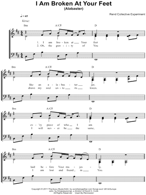 I Am Broken At Your Feet