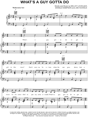 What's a Guy Gotta Do