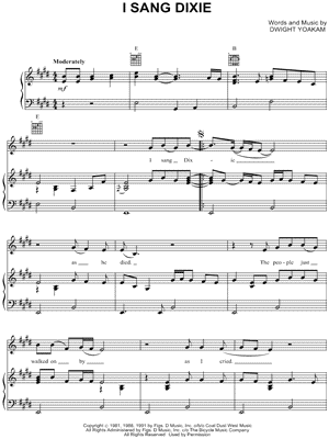 I Sang Dixie
