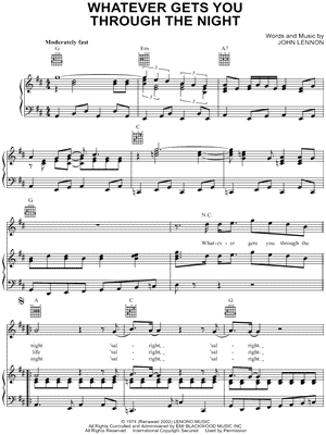 Whatever Gets You Through the Night