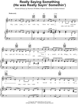 Really Saying Something