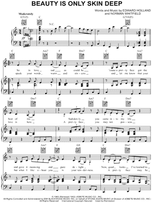 Beauty Is Only Skin Deep