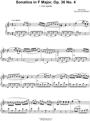 Sonatina Op. 36 No. 4: I. Con spirito