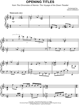 Opening Titles from The Chronicles of Narnia: The Voyage of The Dawn Treader