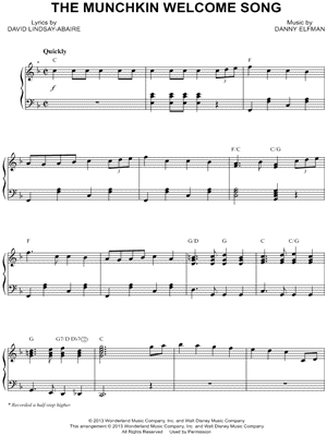 The Munchkin Welcome Song