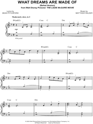 What Dreams Are Made Of