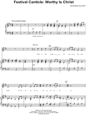 Festival Canticle: Worthy Is Christ