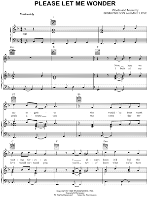 Please Let Me Wonder