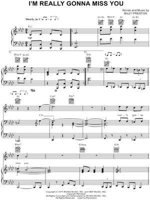 I'm Really Gonna Miss You