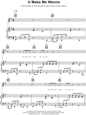 U Make Me Wanna