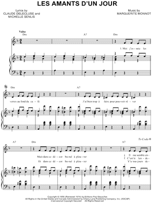 Les Amants d'Un Jour