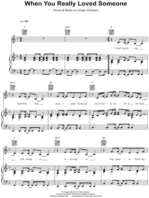 When You Really Loved Someone