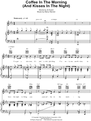 Coffee In the Morning (And Kisses In The Night)