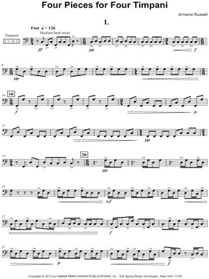 Four Pieces for Four Timpani