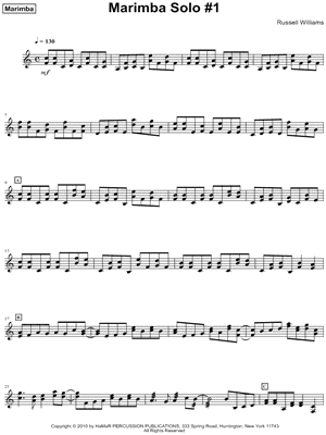 Marimba Solo #1