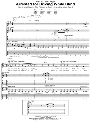 Arrested for Driving While Blind