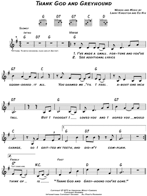 Thank God and Greyhound