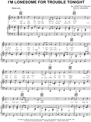 I'm Lonesome for Trouble Tonight
