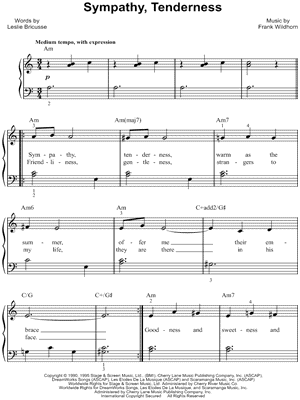 Sympathy, Tenderness