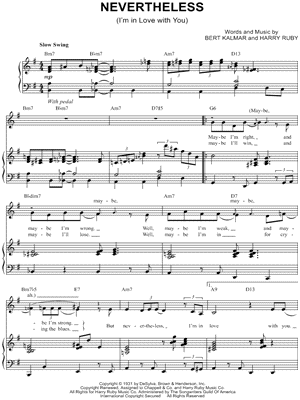 Nevertheless (I'm in Love with You)