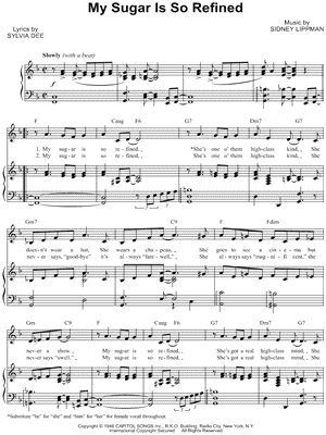 My Sugar Is So Refined